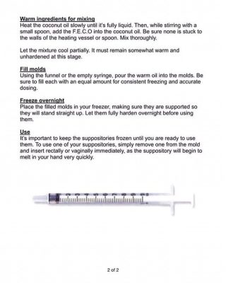 how to make rso suppositories step by step guide